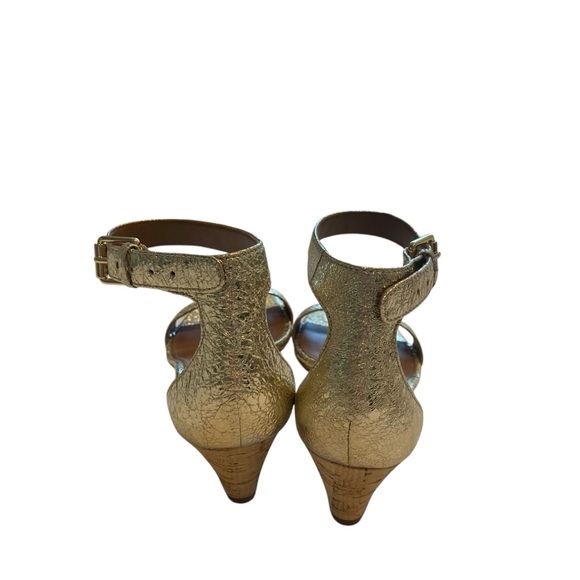 Tory Burch Metallic Gold Sandals - Picture 3 of 6
